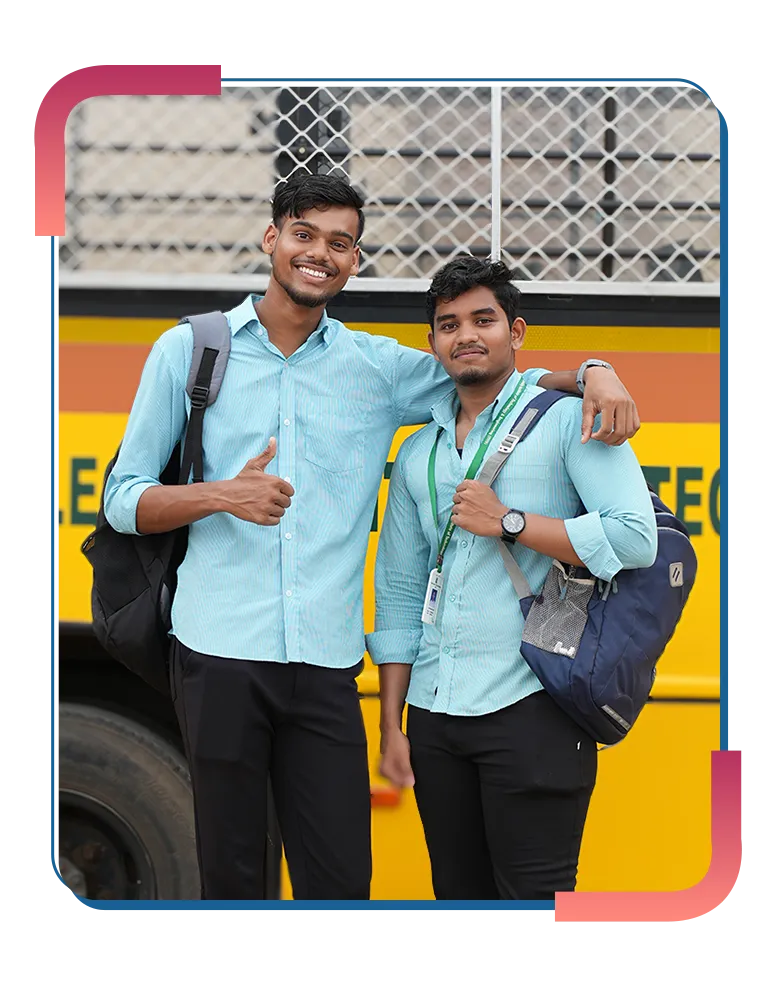 Students of TITE sharing testimonials